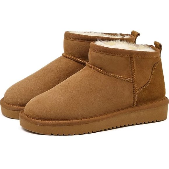 Mini Boots  *Dark Khaki* Women's Size 40 - Picture 1 of 6